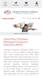Mobile Screenshot of managedoutsource.com